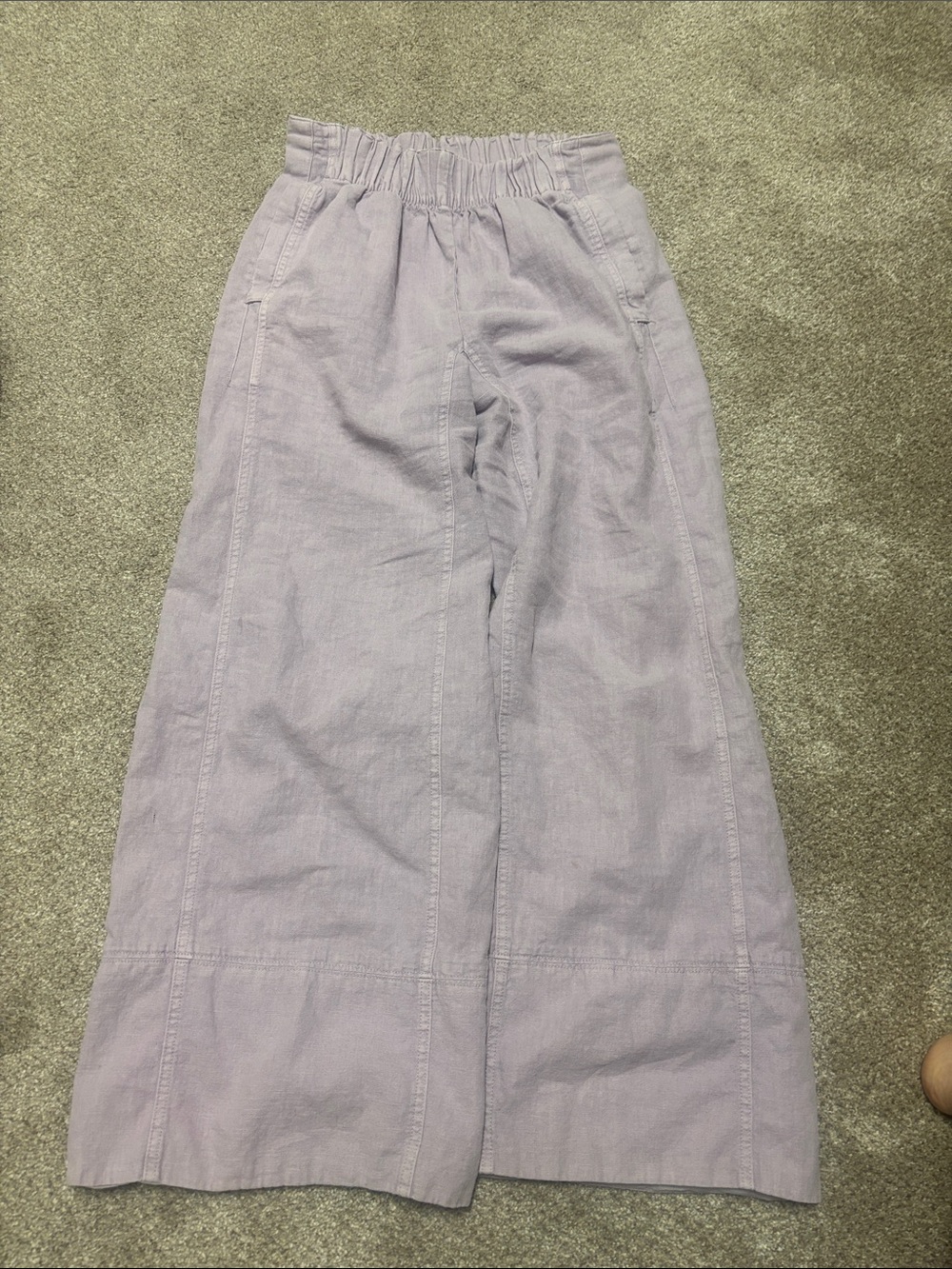 Free People Lilac Wide-Leg Pants